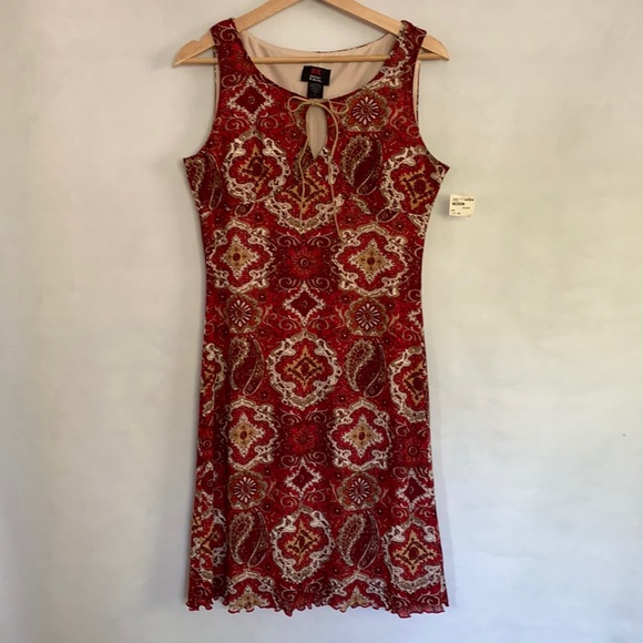 Emergency Exit Dresses Y2k Emergency Exit Paisley Print Dress